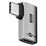 Goobay USB-C Winkeladapter | Links/Rechts | USB4 40 Gbps | PD 240W | 8K 60Hz | Aluminium