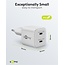 Goobay Nano USB Ladegerät | 2x USB-C PD | GaN | 35W | Weiß