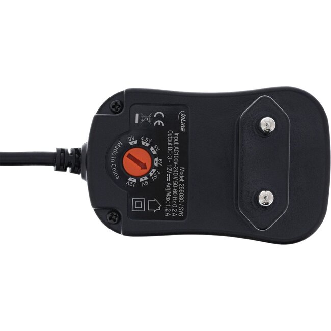 InLine Universal-Netzteil | 3-12V | 12W | 8 Stecker