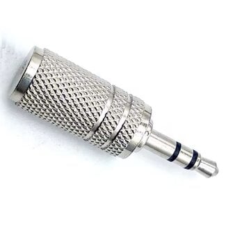 Universal 3,5mm Klinkenstecker (m) auf 2,5mm Klinkenbuchse (w) Adapter | Metall