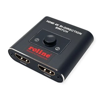 Roline Roline HDMI Umschalter | 2 zu 1 / 1 zu 2 | bidirektional | HDMI2.0 (4K 60Hz + HDR)