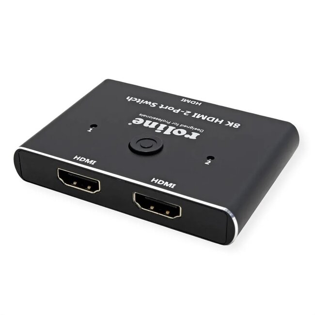 Roline HDMI Umschalter | 2 zu 1 | HDMI2.1 (8K 60Hz + HDR)