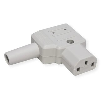 Bachmann Bachmann C13 Stromstecker | Winkelstecker links | Grau