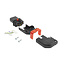 IEC Lock C13 Stromstecker | Winkelstecker (links/rechts) | Schwarz/Rot