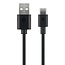 USB-C auf USB-A Kabel | kompakt | USB 2.0 | 15W | schwarz | 1 Meter