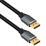 DisplayPort Kabel DP2.1a (10K 60Hz) UHBR13.5 2m Aluminium/Nylon