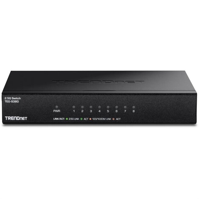 TRENDnet TEG-S380 2.5G Ethernet Switch | 8 Ports
