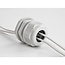 Kabelverschraubung für 2 Flachkabel | PG21 | 2x 8,6x5,0 mm | IP68 | Grau | 2 Stück