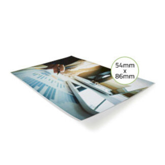 Nedis Laminierhüllen 54x86mm 125 µm PET Transparent 100 Stück