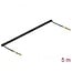 Delock 3,5mm Spiralkabel mit schraubbaren 6,35mm Jack Adaptern | 5 Meter