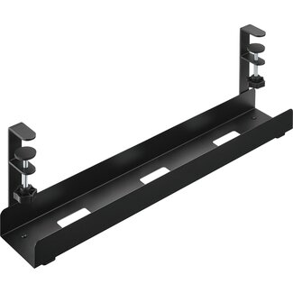 InLine InLine Schreibtisch-Kabelkanal mit Klemmhalterung | 60 x 15,7 cm | Schwarz