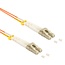 LC/UPC Duplex LWL-Kabel | OM2 | LSZH | Orange | 3 Meter