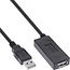 InLine USB-A Verlängerungskabel aktiv | Stromversorgung über USB-C | USB 2.0 | 12,5 m