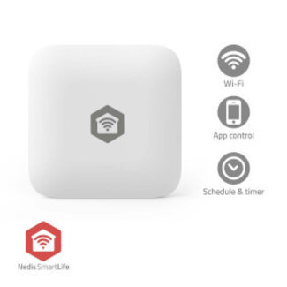 Nedis SmartLife Wassermelder | Zigbee 3.0 | Batteriebetrieben | Bis zu 12 Monate Laufzeit | Weiß