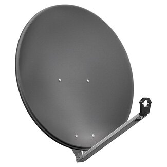 Goobay Goobay Satellitenschüssel | 80 cm | Aluminium | Schwarz