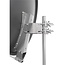 Goobay Satellitenschüssel | 80 cm | Aluminium | Schwarz