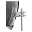 Goobay Satellitenschüssel | 80 cm | Aluminium | Grau