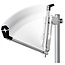 Goobay Satellitenschüssel | 80 cm | Aluminium | Grau
