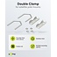 Goobay Mastklemme für Satellitenschüssel | Klemdurchmesser 30-60 mm | Silber
