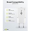 Goobay Slim USB-Ladegerät | USB-C PD | GaN | 25W | Weiß