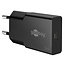 Goobay Slim USB-Ladegerät | USB-C PD | GaN | 30W | Schwarz