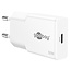 Goobay Slim USB-Ladegerät | USB-C PD | GaN | 30W | Weiß