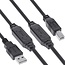 InLine Aktives USB-A zu USB-B Kabel | USB 2.0 | 20 Meter