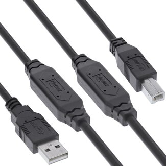 InLine InLine Aktives USB-A zu USB-B Kabel | USB 2.0 | 25 Meter