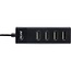 InLine USB-Hub (USB-A) | 4x USB-A | USB 2.0 | kompakt | 0,30 m