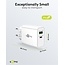 Goobay USB-Ladegerät | USB-C PD + USB-A QC | GaN | 30W | Weiß