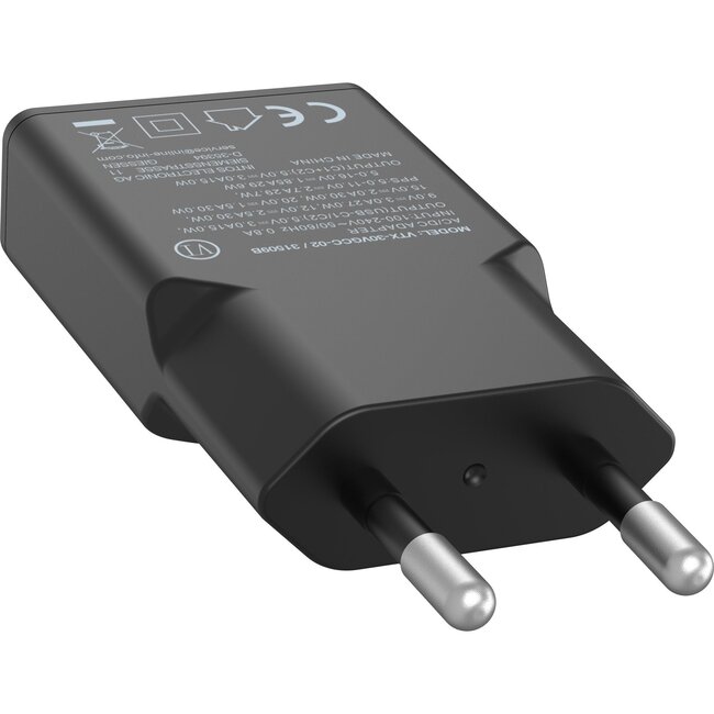 InLine USB-Ladegerät | 2x USB-C PD | GaN | 30W | Schwarz
