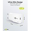 Goobay Slim USB-Ladegerät | USB-C PD | GaN | 20W | Weiß