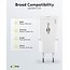 Goobay Slim USB-Ladegerät | USB-C PD | GaN | 20W | Weiß
