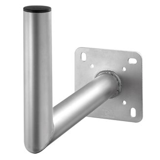 Goobay Goobay Wandhalterung für Satellitenschüssel | 35 cm Abstand | 50 mm Durchmesser | Silber