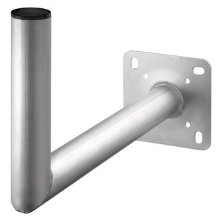 Goobay Goobay Wandhalterung für Satellitenschüssel | 45 cm Abstand | 50 mm Durchmesser | Silber