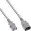 C13-C14 Stromkabel für UPS/PDU | 3x 0,75mm² | Grau | 1,5 m