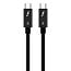 USB-C Kabel | Thunderbolt 5 | 80 Gbps | Intel zertifiziert | Schwarz | 0,5 m