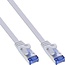 UFTP CAT6a Flaches Netzwerkkabel | PVC | Weiß | 10 Meter