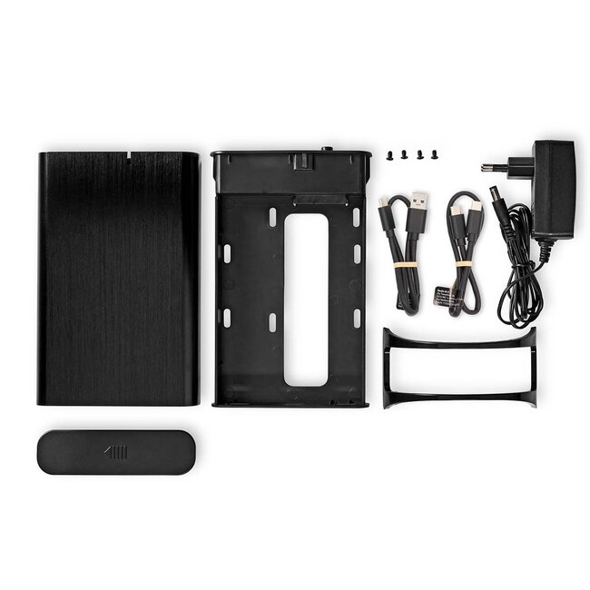 Nedis 3,5'' SATA HDD Gehäuse | USB 3.0 (5 Gbps) | Aluminium
