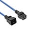 IEC Lock C19-C20 Stromkabel für UPS/PDU | 3x 1,50mm² | Blau | 3 Meter