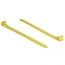 Kabelbinder wiederverwendbar hitzebeständig 150x7,5mm gelb 100 Stück