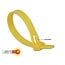 Kabelbinder wiederverwendbar hitzebeständig 150x7,5mm gelb 100 Stück