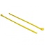 Kabelbinder wiederverwendbar hitzebeständig 300x7,6mm gelb 100 Stück