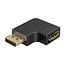 DisplayPort Adapter | rechtwinklig links | DP2.1a (10K 60Hz) | UHBR13.5 (54Gbit/s)