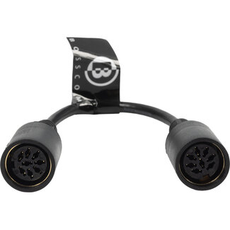 BOSSCOM BOSSCOM DIN 8-polig / Powerlink PL8 Verbinder für B&O | Schwarz | 0,10 m