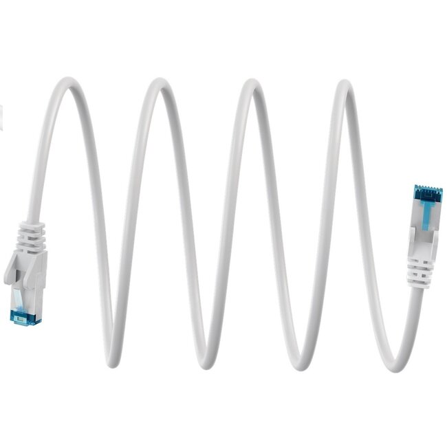 SFTP CAT6a flexibles Netzwerkkabel | TPE LSZH | Weiß | 7,5 m