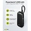 Goobay Powerbank mit Kabel | USB-C PD 20W + USB-A QC | 5.000 mAh