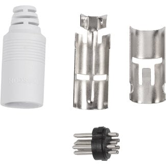 BOSSCOM BOSSCOM DIN 8-pol / Powerlink PL8 (m) Stecker | Weiß