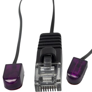 BOSSCOM BOSSCOM 2x IR-Empfänger - RJ45 Kabel für B&O | Schwarz | 10 Meter