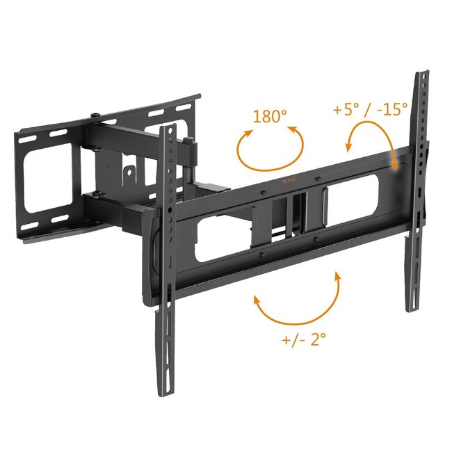 My Wall TV-Wandhalterung | bis 86 Zoll | Full Motion | 3 Drehpunkte